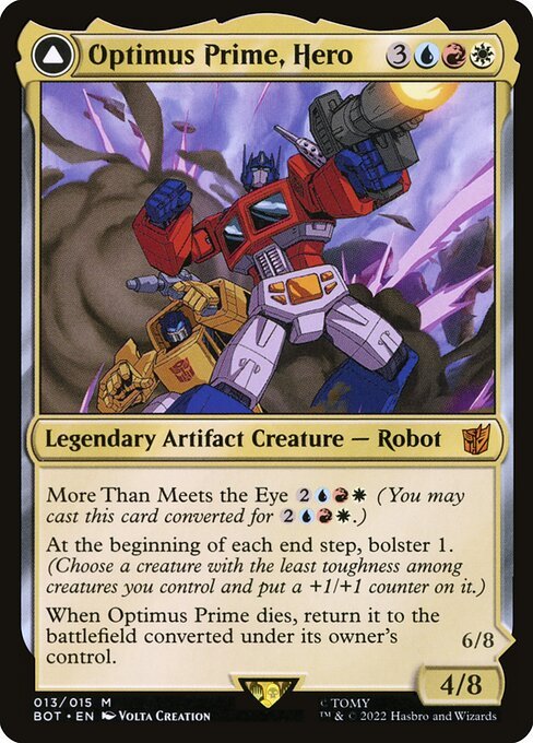 Optimus Prime, Hero MTG card