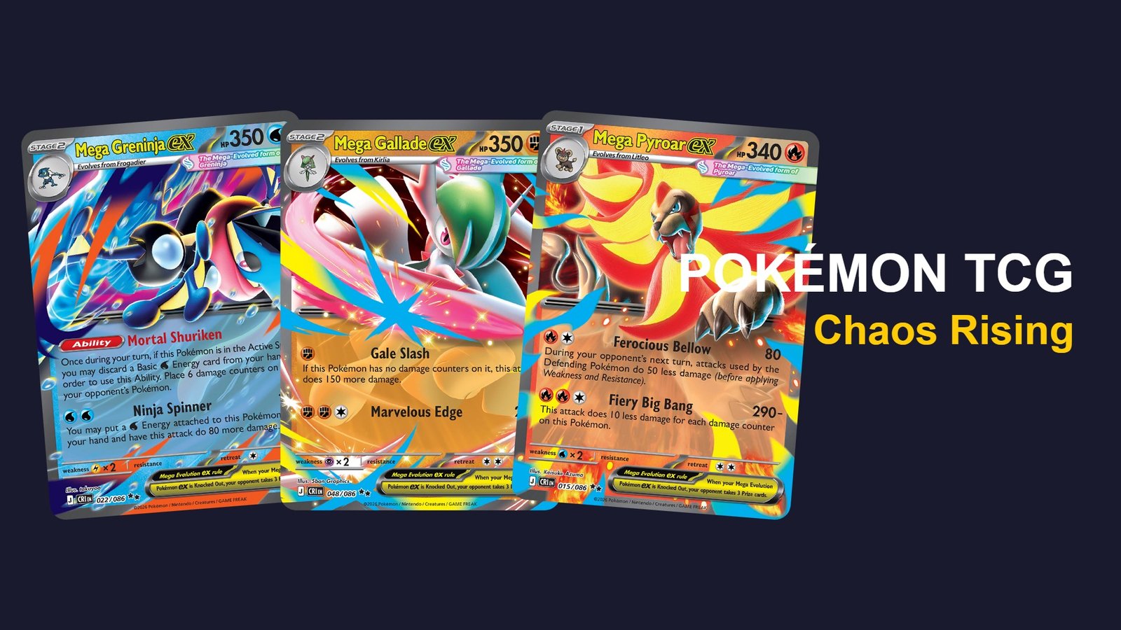 Pokemon TCG Chaos Rising banner