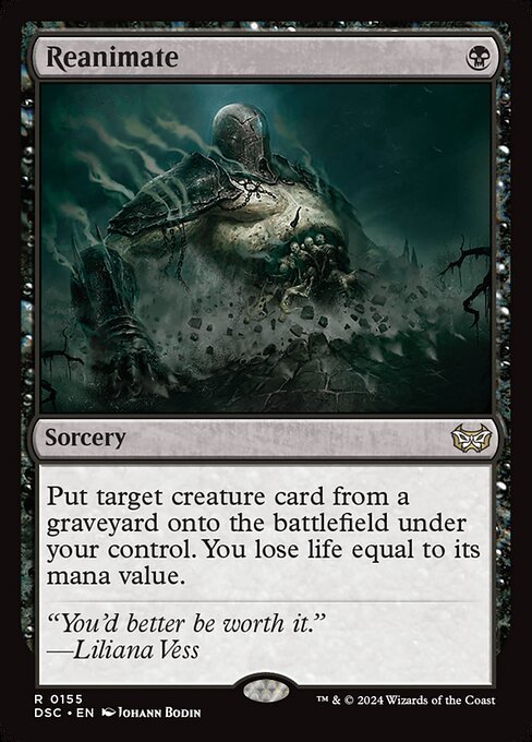 Reanimate MTG card