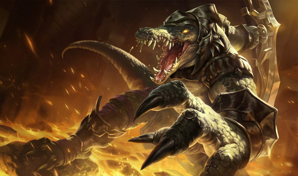 Renekton, the Butcher of the Sands, official League of Legends art