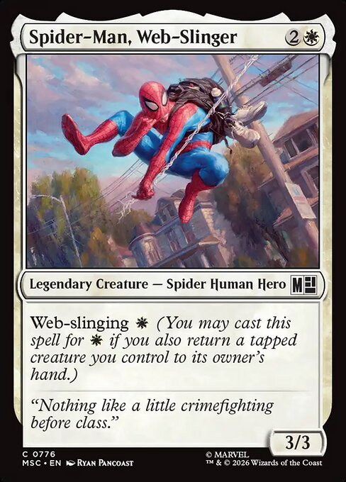 Spider-Man, Web-Slinger MTG card