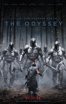 The Odyssey official theatrical poster, Christopher Nolan 2026