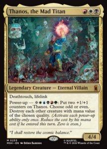 Thanos the Mad Titan MTG card