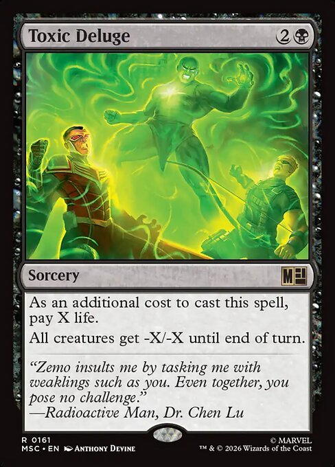 Toxic Deluge MTG card