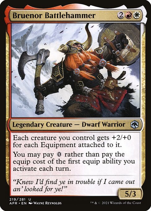 Bruenor Battlehammer MTG card