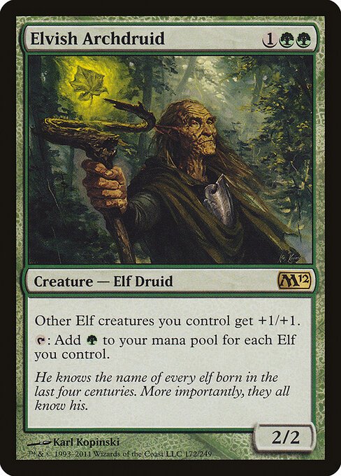 Elvish Archdruid MTG card