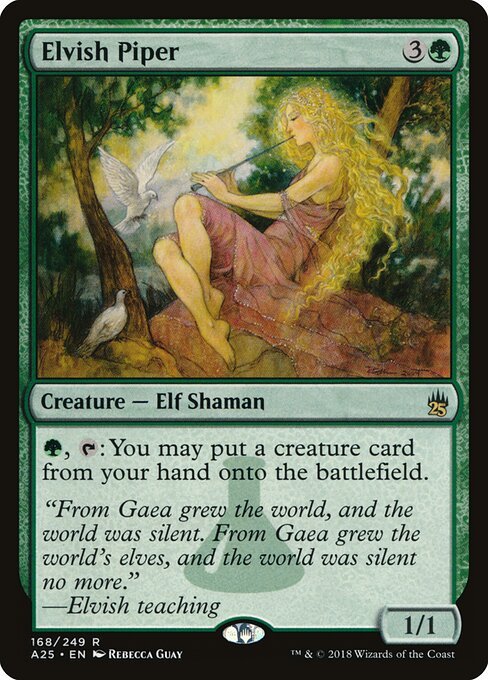 Elvish Piper MTG card