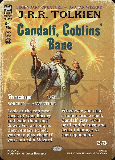 Gandalf, Goblins' Bane MTG Hobbit
