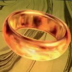 The One Ring, official Magic: The Gathering card art from The Hobbit Box Topper Middle-earth Classic Artist treatment