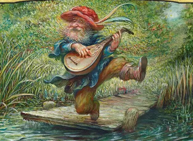 Tom Bombadil, official Magic: The Gathering card art from The Hobbit Commander