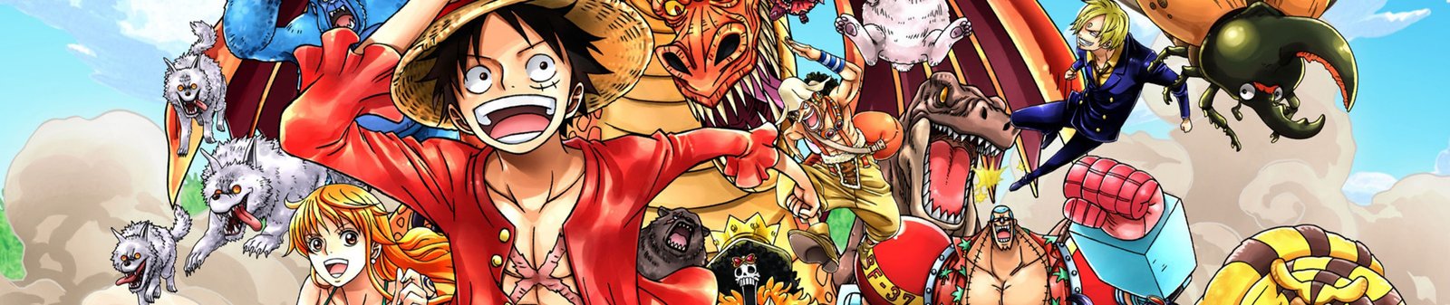 Official One Piece anime banner artwork