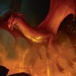 Smaug the Magnificent MTG Hobbit art