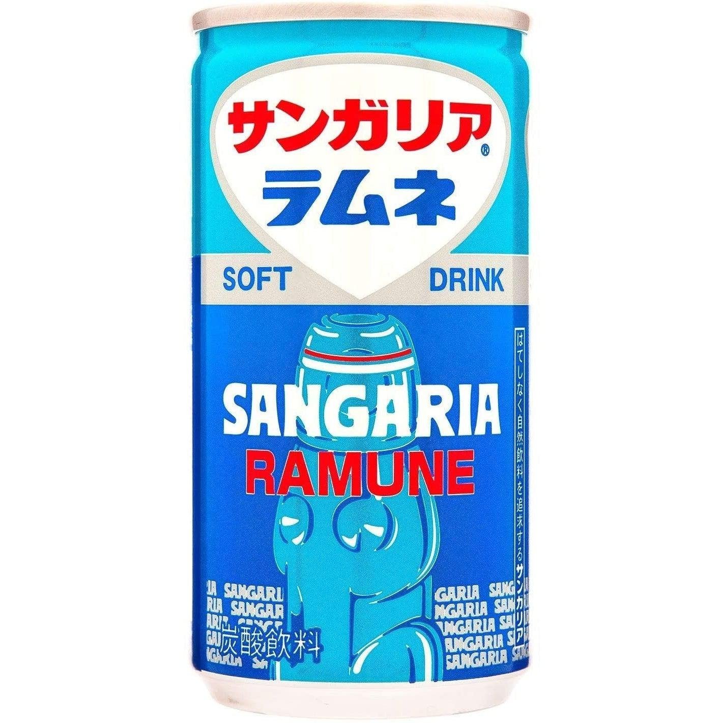 Sangaria Ramune soda bottle with glass marble