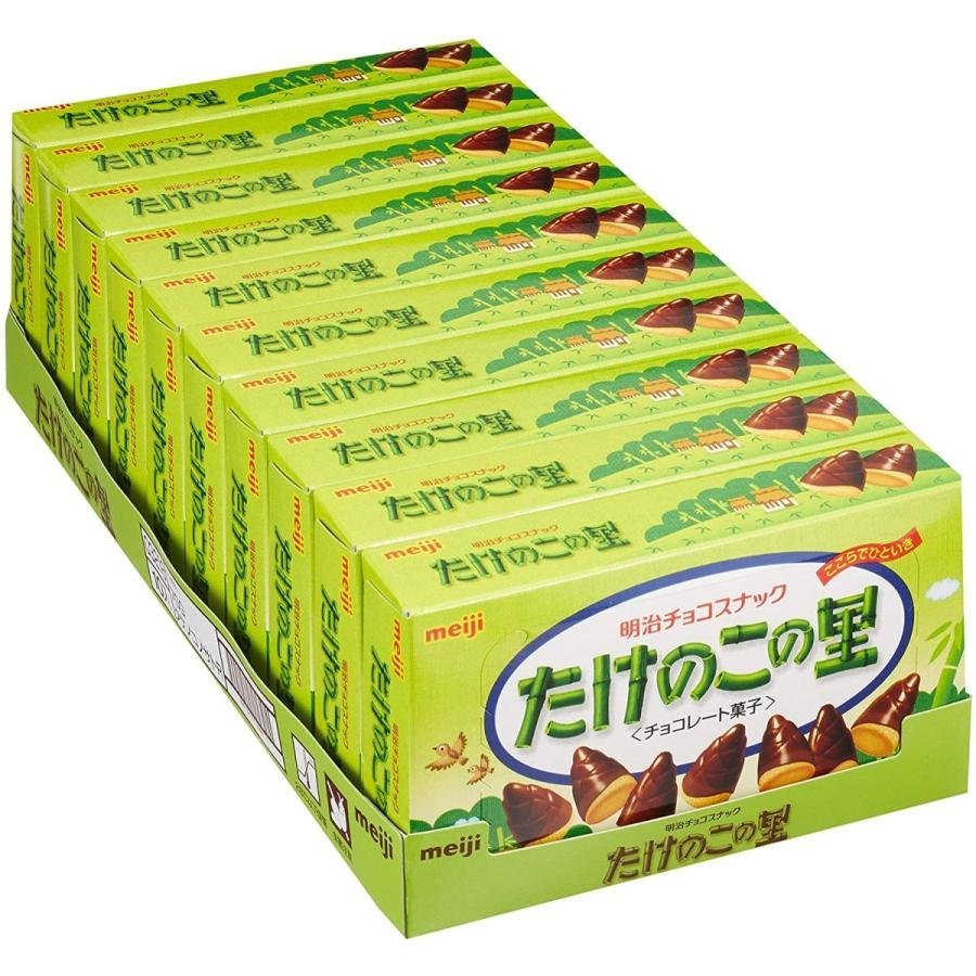 Meiji Takenoko no Sato chocolate-coated bamboo shoot cookies
