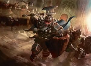Thorin Mountain-king MTG Hobbit art