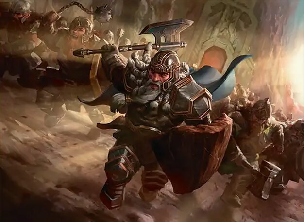 Thorin Mountain-king MTG Hobbit art