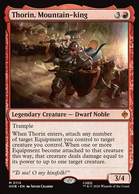 Thorin Mountain-king MTG card