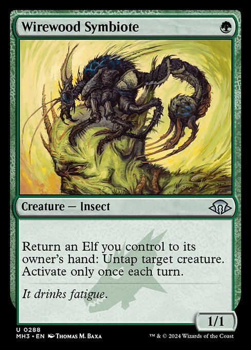 Wirewood Symbiote MTG card