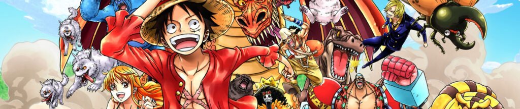 One Piece anime key art banner from the best anime merch roundup