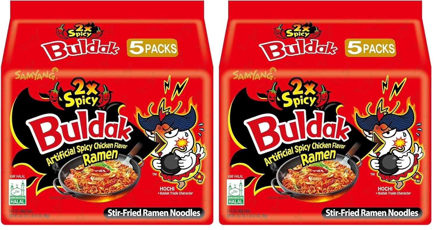 Samyang Buldak 2x Spicy Hot Chicken Ramen official product photo
