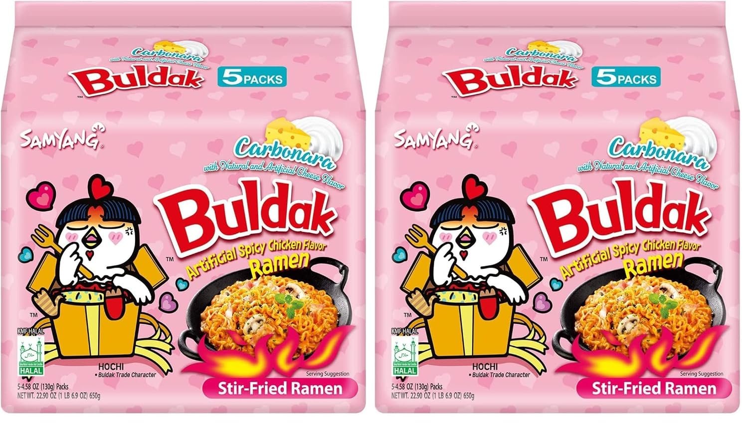 Samyang Buldak Carbonara Ramen official product photo