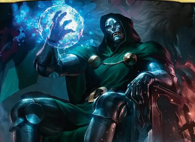 Doctor Doom, King of Latveria official Magic: The Gathering Marvel Super Heroes card art