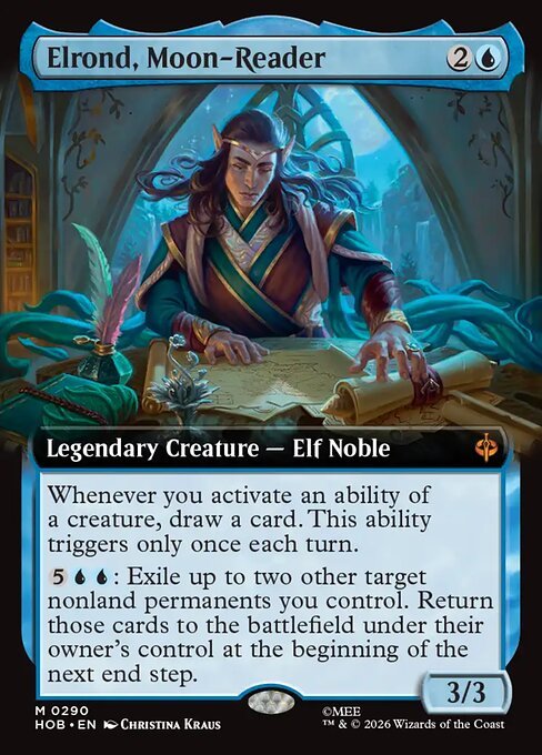 Elrond Moon-Reader special treatment MTG Hobbit