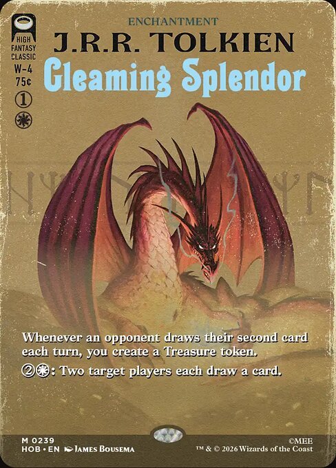 Gleaming Splendor special treatment MTG Hobbit