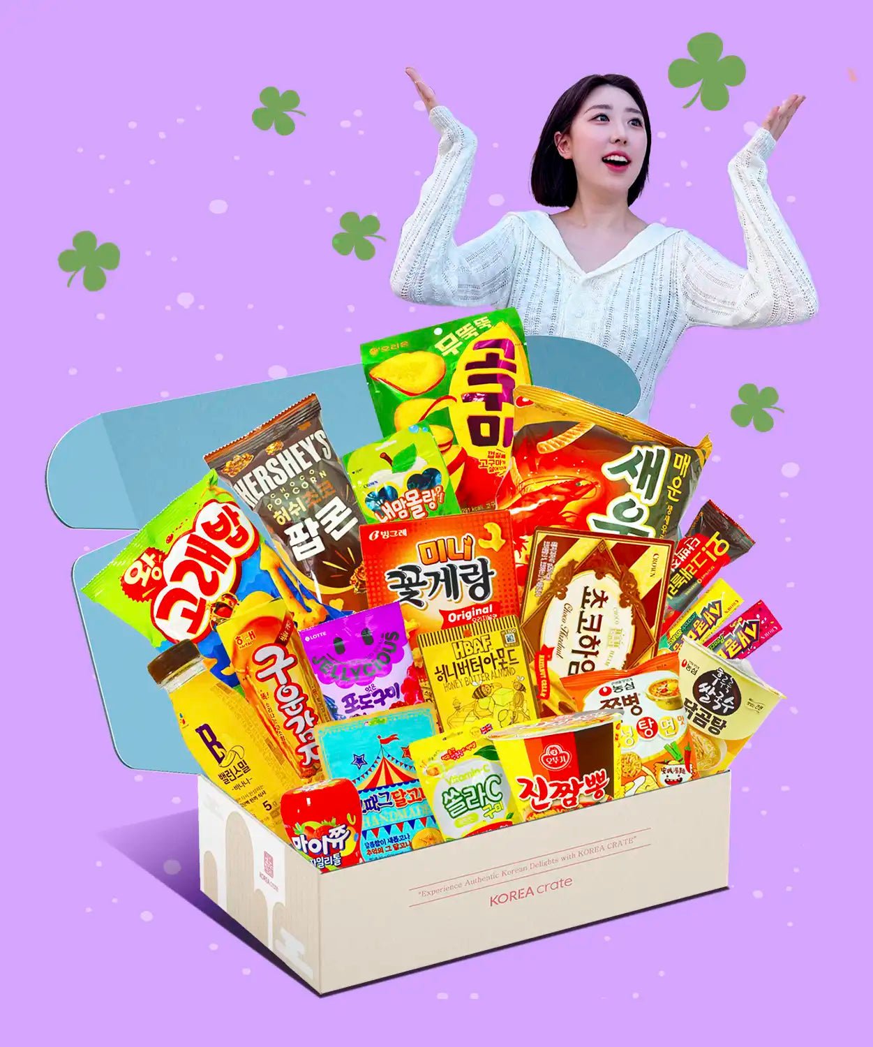 KoreaCrate Korean snack subscription box official product photo