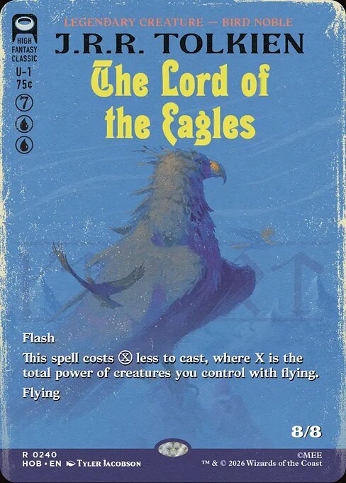 The Lord of the Eagles special treatment MTG Hobbit