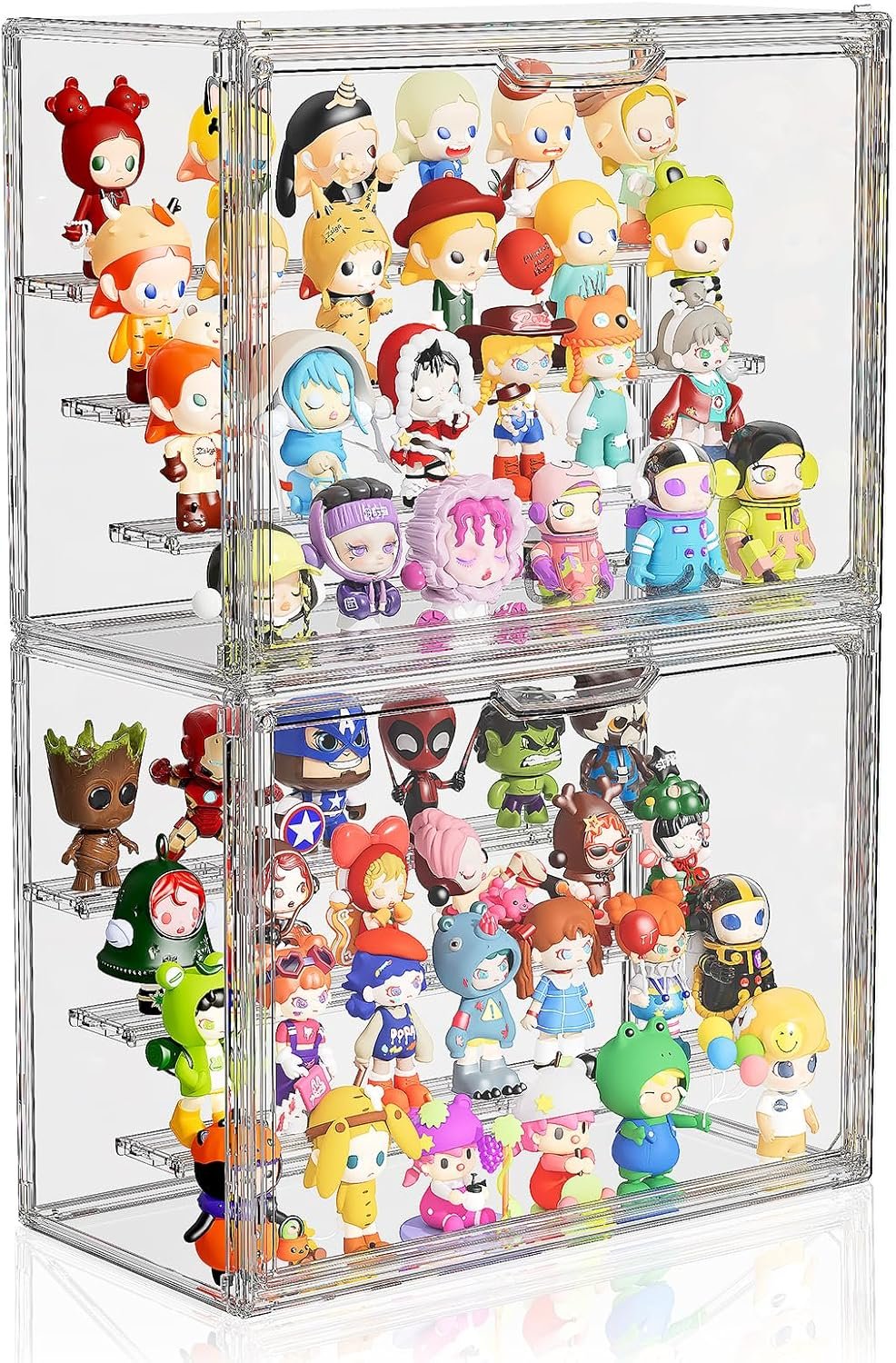 MSHOMELY clear acrylic 4-layer collectibles display case official product photo
