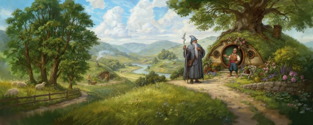 Official Magic: The Gathering The Hobbit key art