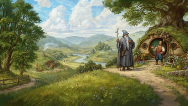 MTG The Hobbit Prerelease Guide: Dates, Packs, and How Sealed Works Official Magic: The Gathering The Hobbit key art