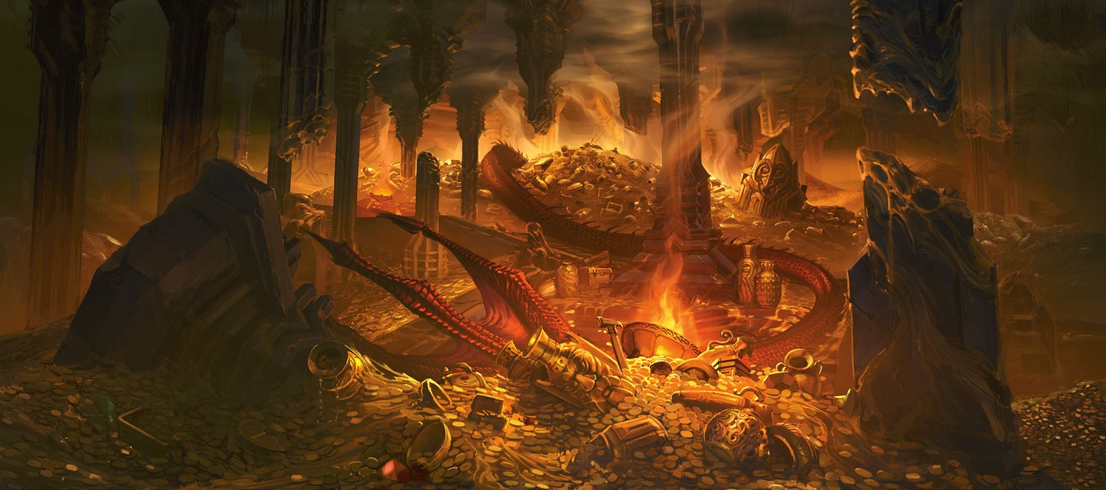 Official Magic: The Gathering The Hobbit set banner artwork