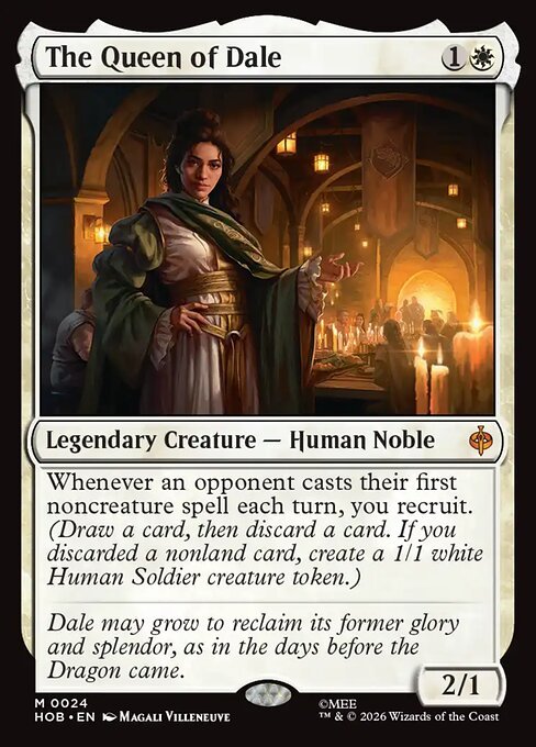 The Queen of Dale MTG Hobbit