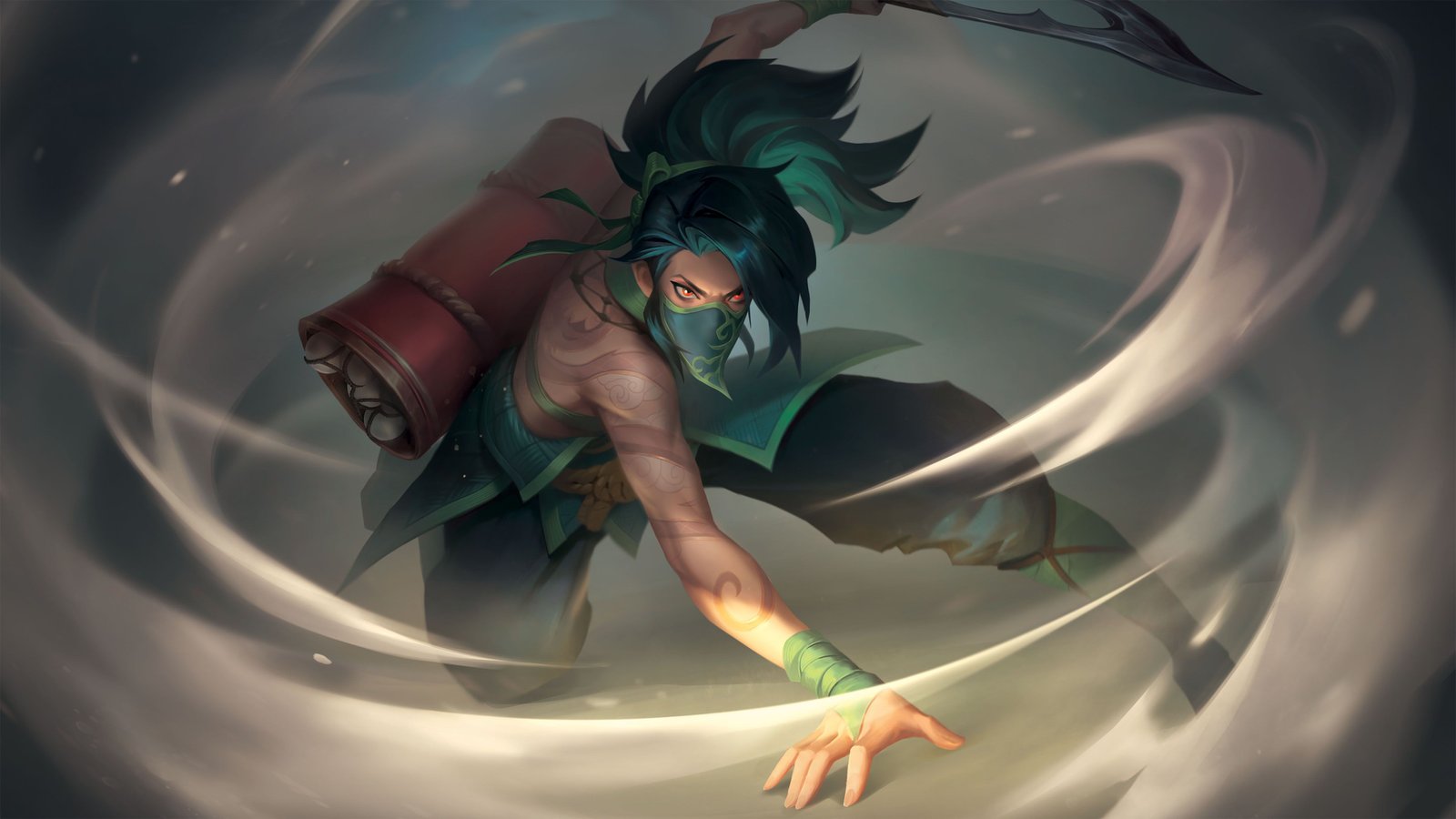 Akali, the exclusive alternate-art promo card included in Riftbound's Gift of the Rift Bundle