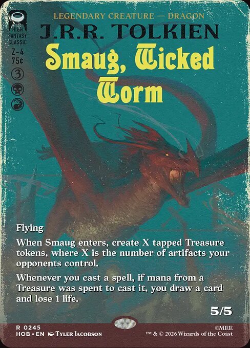 Smaug Wicked Worm special treatment MTG Hobbit