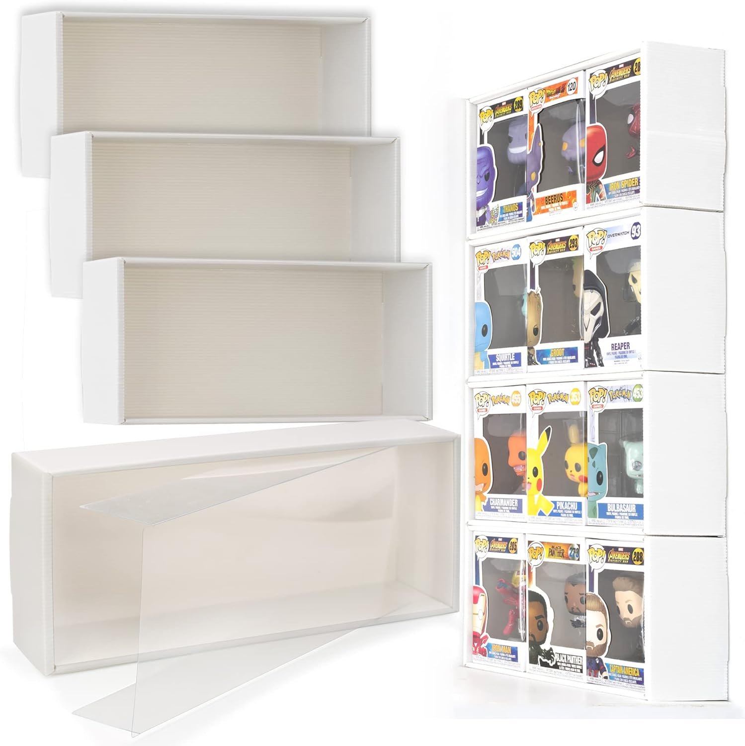 Stackable acrylic display case for Funko Pop boxes official product photo