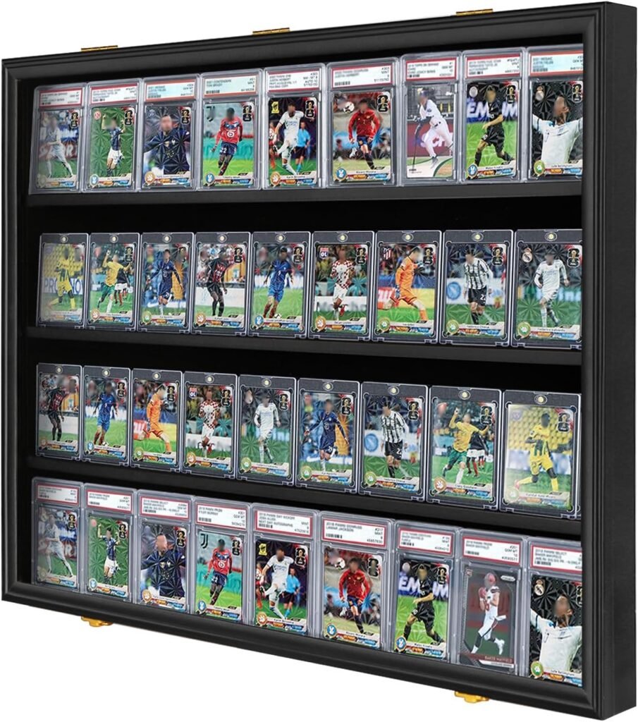 Temgee wall-mounted graded trading card display case official product photo