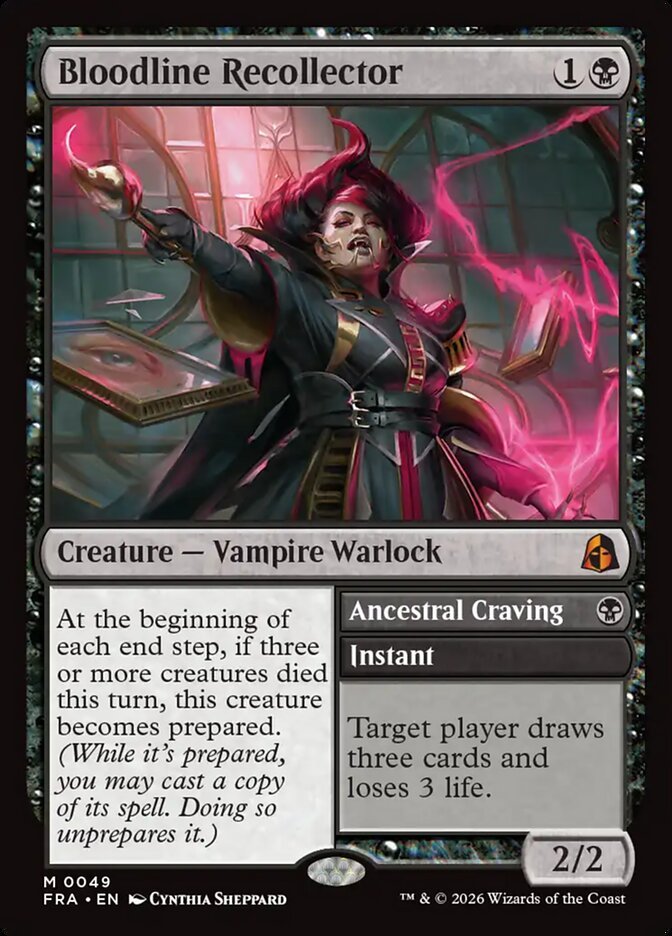 Bloodline Recollector regular version, card #49, Reality Fracture
