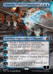 Chandra, Chill of Compliance card art, the Echoverse mirror version