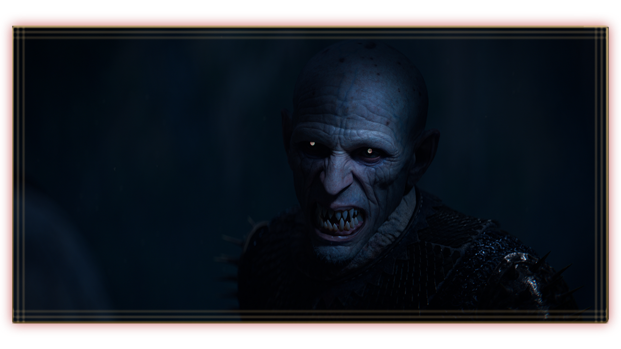 A monstrous vampire lord antagonist in The Blood of Dawnwalker