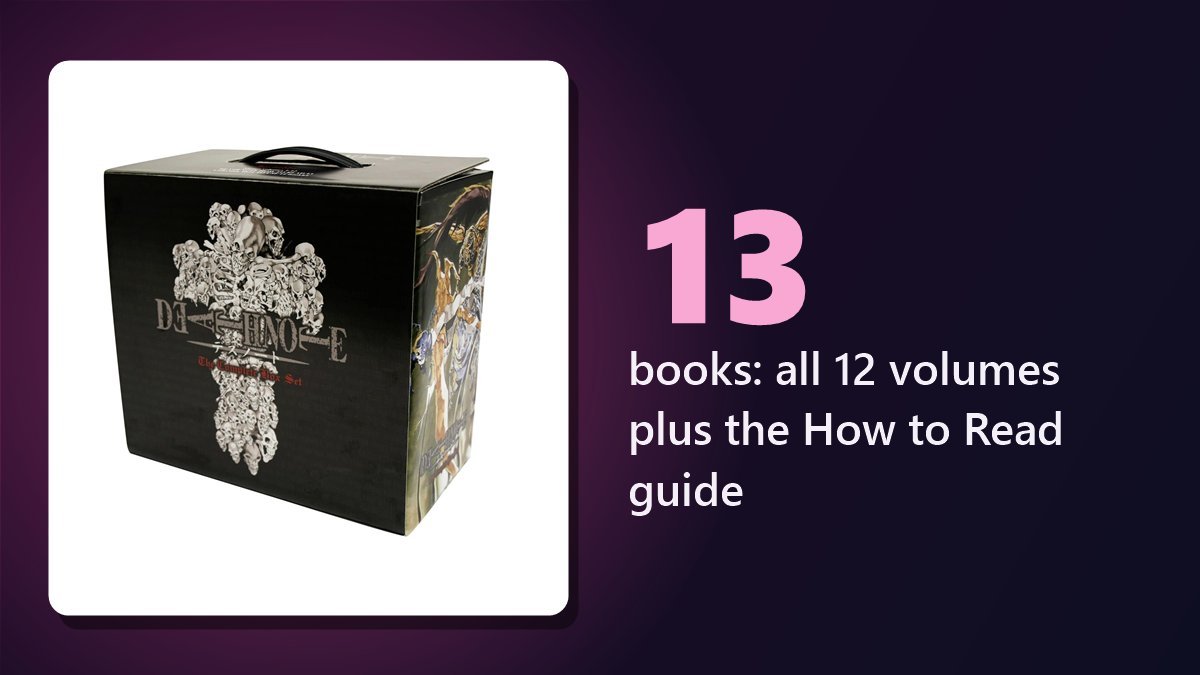 Death Note Complete Box Set with 12 volumes and the How to Read guide