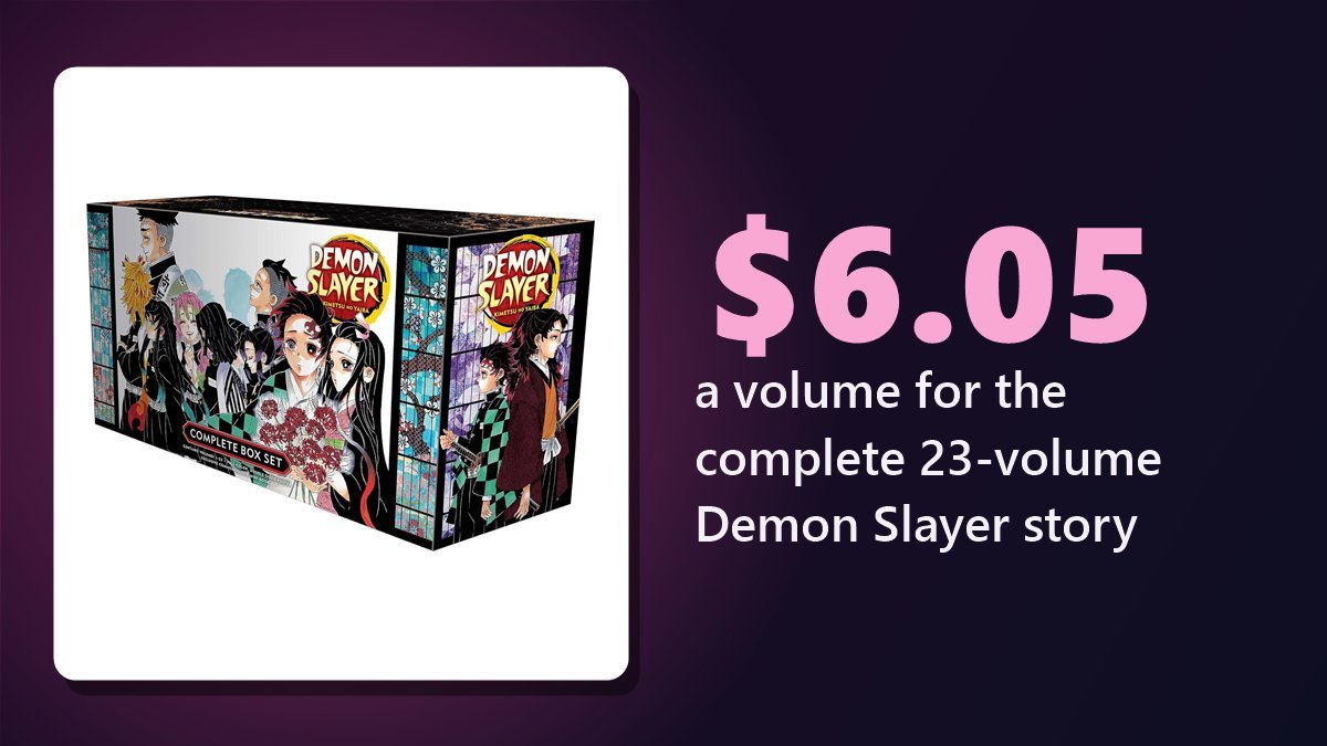 Demon Slayer Complete Box Set with all 23 volumes
