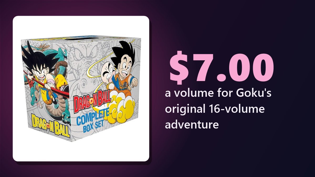 Dragon Ball Complete Box Set with all 16 volumes