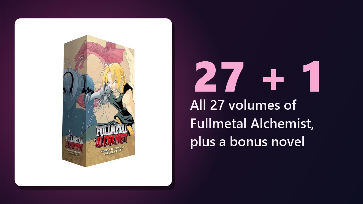 Fullmetal Alchemist Complete Box Set with all 27 volumes