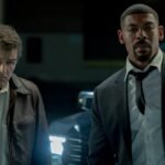 Kyle Chandler as Hal Jordan and Aaron Pierre as John Stewart in HBO Lanterns episode 7