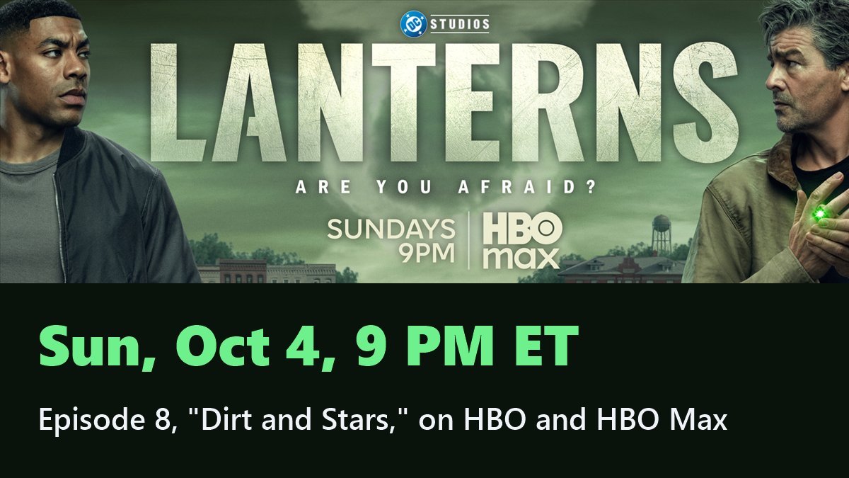 Lanterns key art with the finale air time: Sunday, October 4, 9 PM ET on HBO and HBO Max