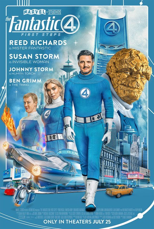 The Fantastic Four: First Steps official theatrical poster