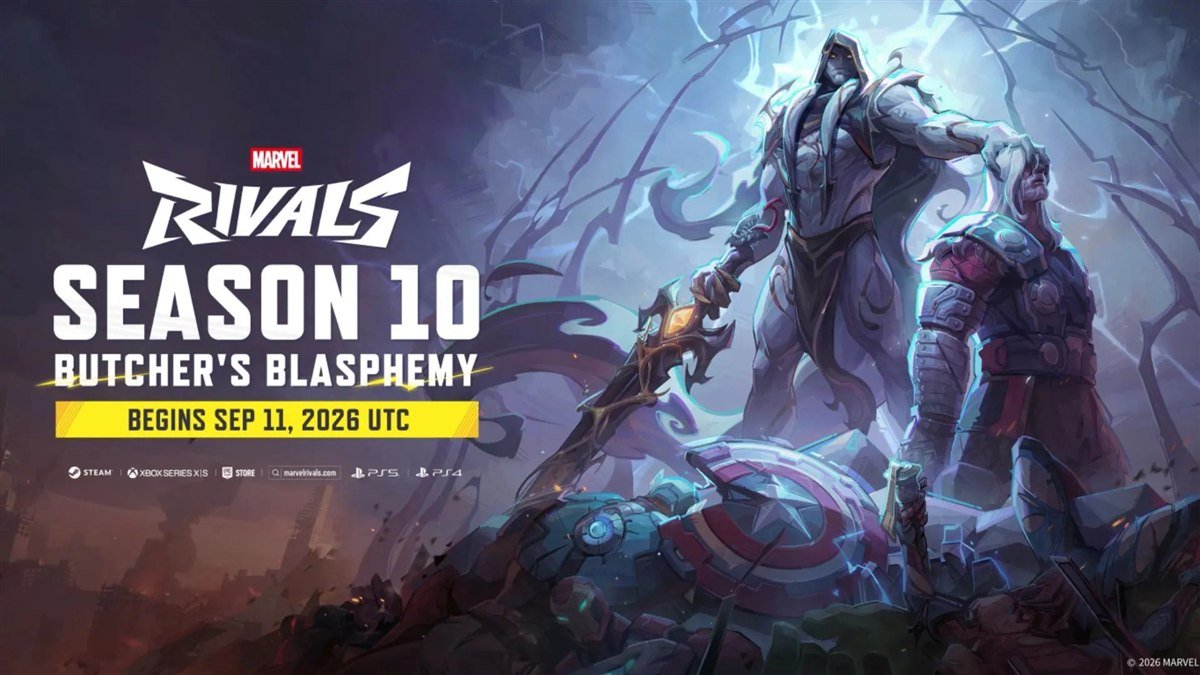 Marvel Rivals Season 10 Butcher's Blasphemy key art with Gorr the God Butcher